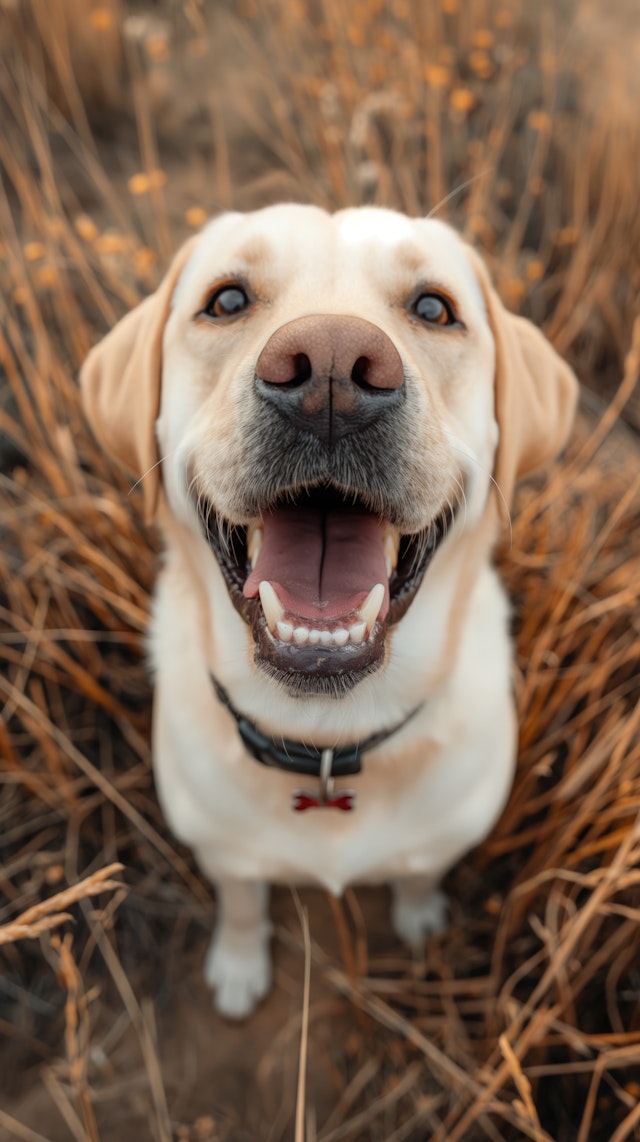 Joyful Labrador Retriever