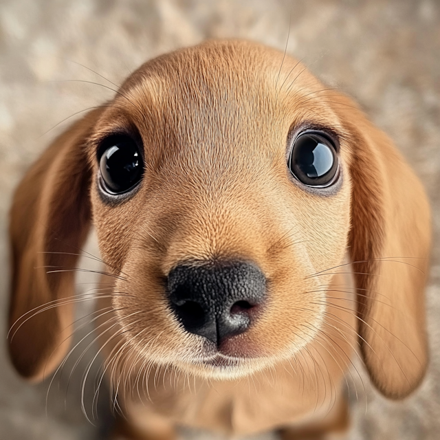 Adorable Puppy Close-Up