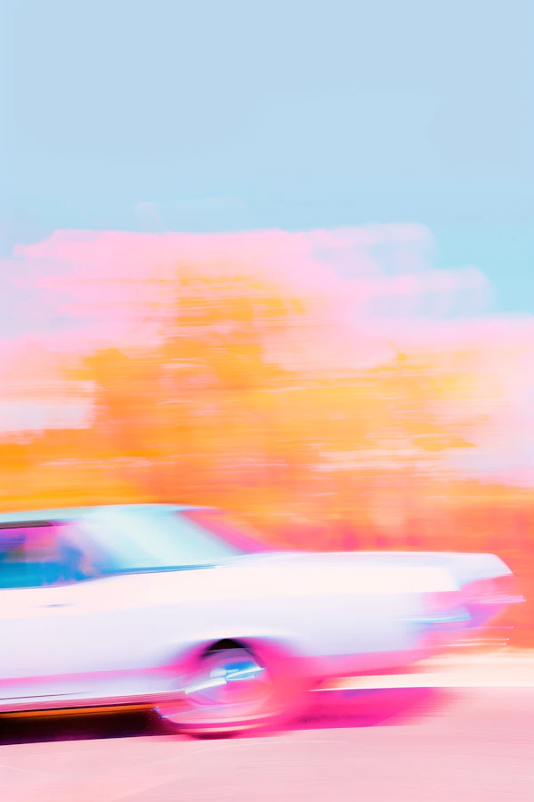 Abstract Car in Motion