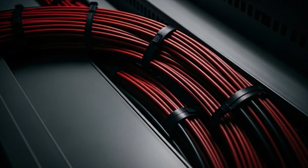 Neatly Bundled Cables