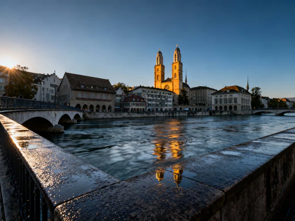 Sunset Riverside Cathedral