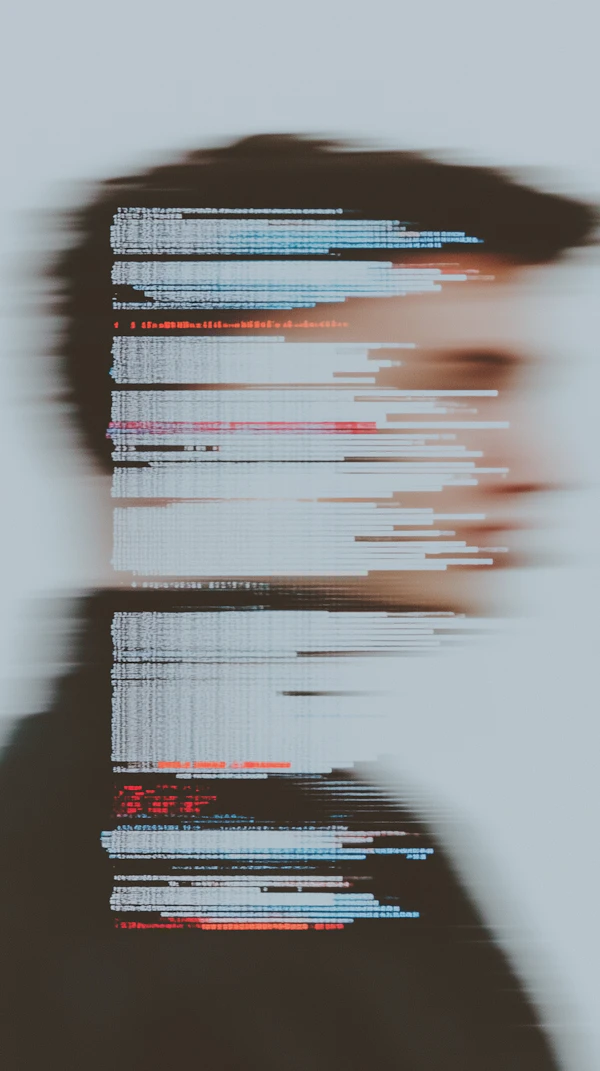 Digital Glitch Portrait