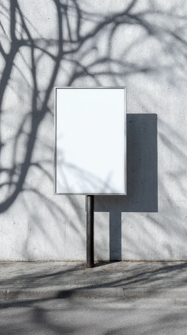 Minimalist Billboard Scene