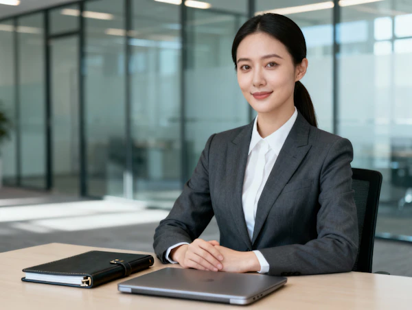 Professional Woman at Desk