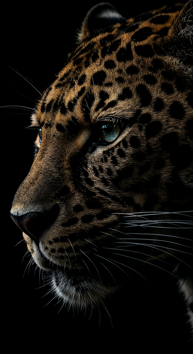 Leopard Close-Up Portrait