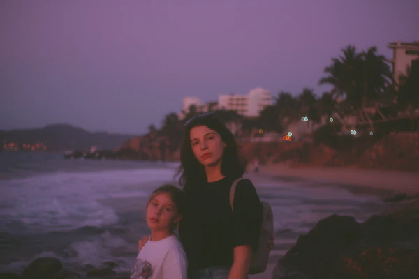 Serene Beach at Dusk