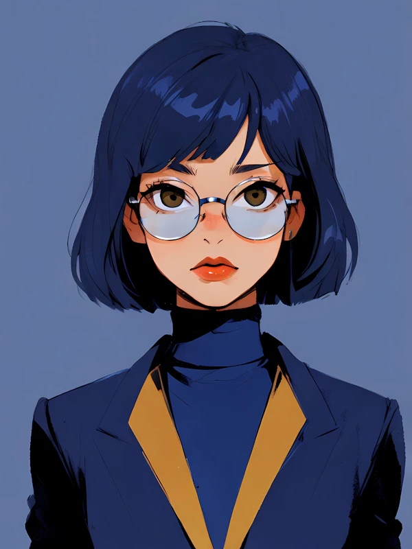 Stylized Woman Portrait