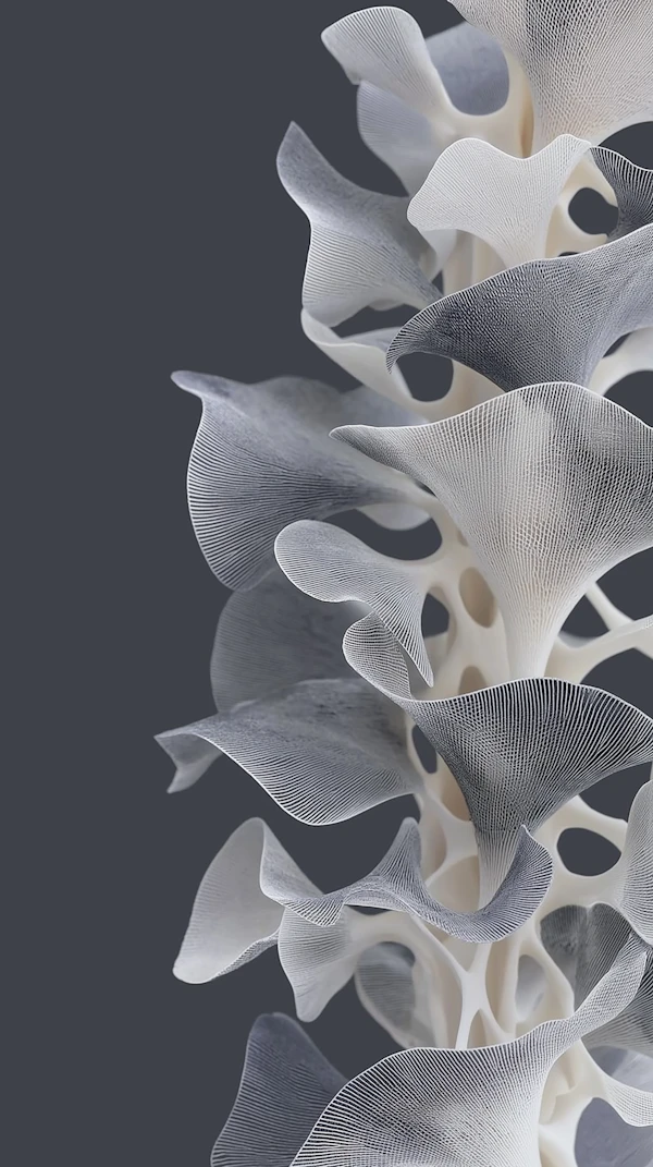 Abstract 3D Petal Design