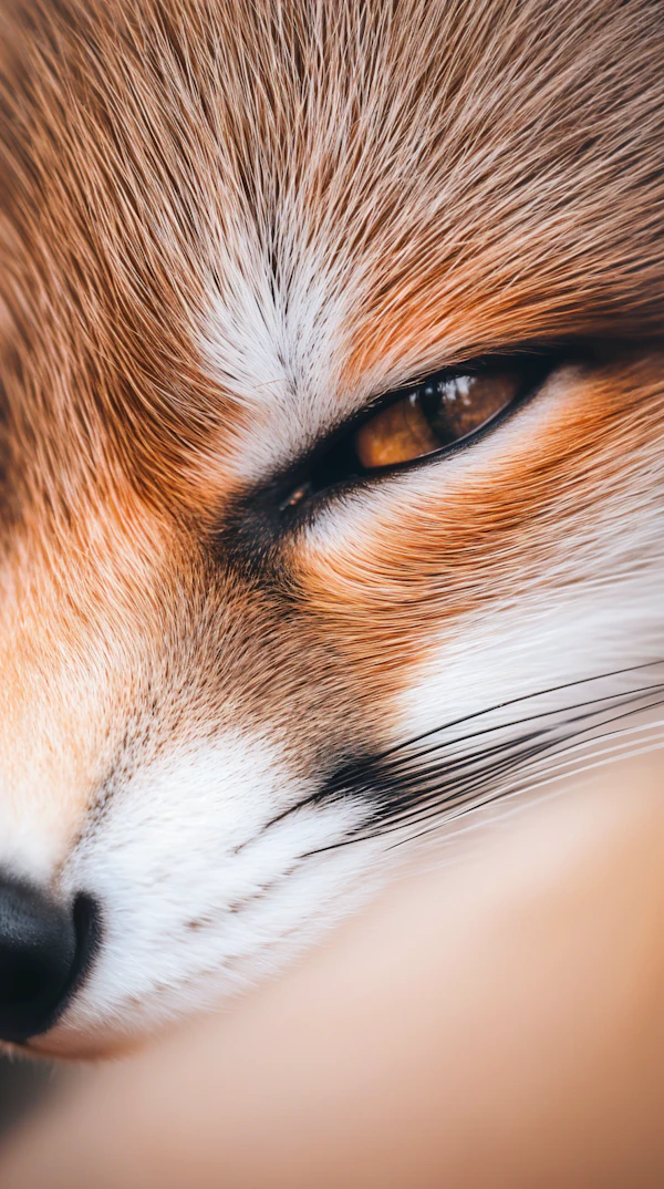 Close-up of a Fox's Face