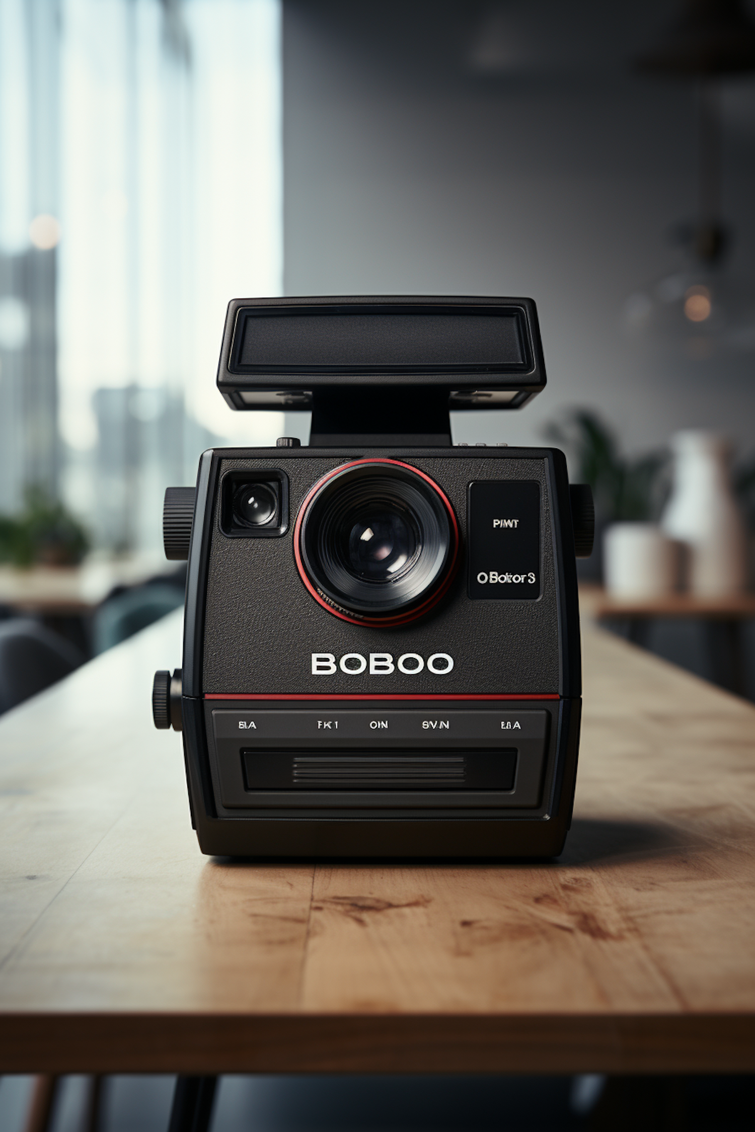 BOBOO Digital Medium Format Camera on Wooden Table