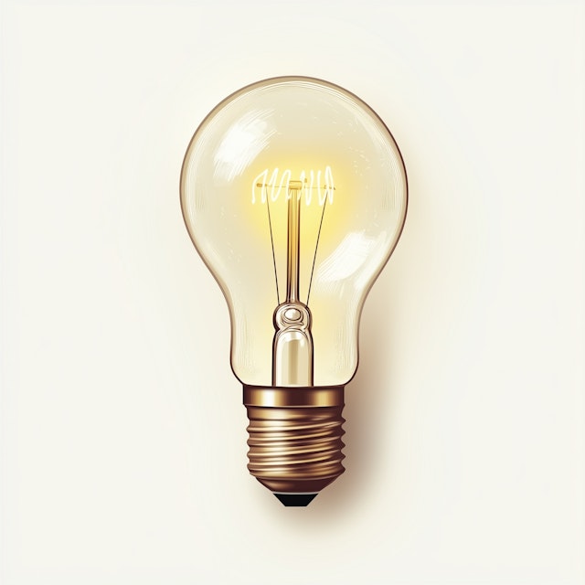 Classic Light Bulb Art