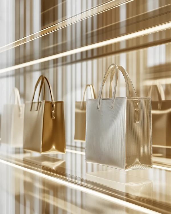 Luxury Handbag Display