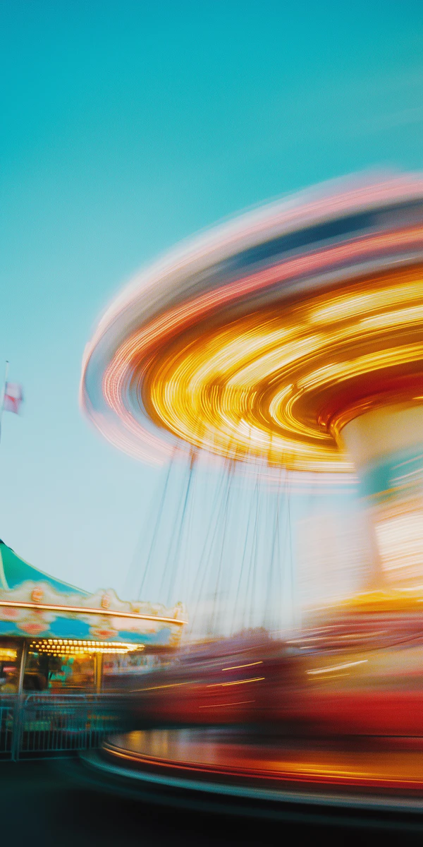 Spinning Amusement Park Ride