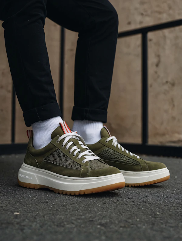 Stylish Olive Sneakers