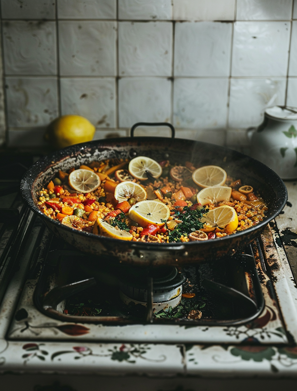 Rustic Kitchen Paella