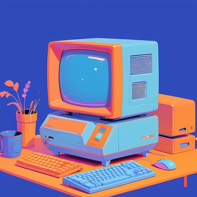 Retro Computer Setup