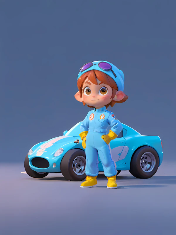 3D Racer and Car