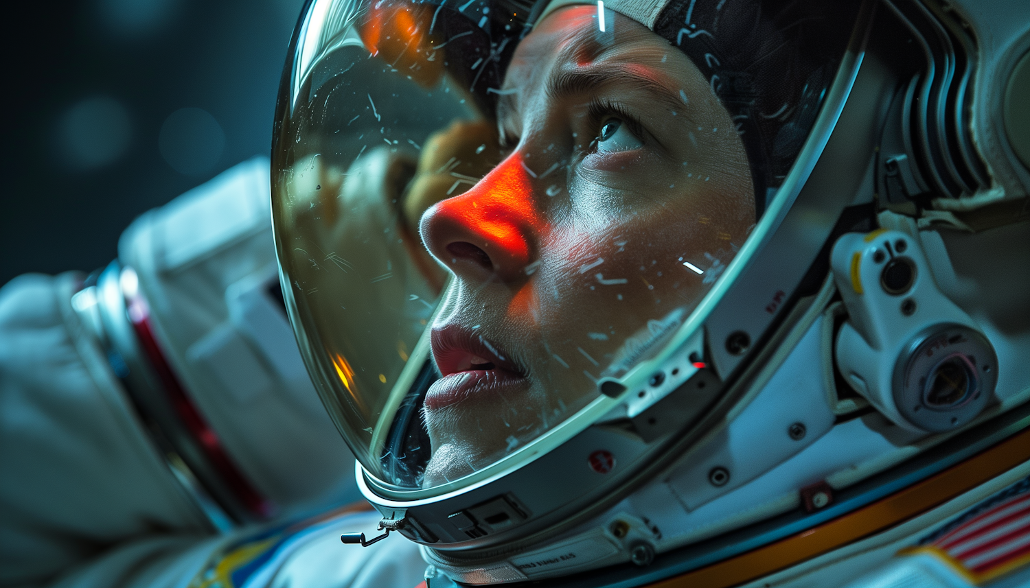 Close-up of an Astronaut