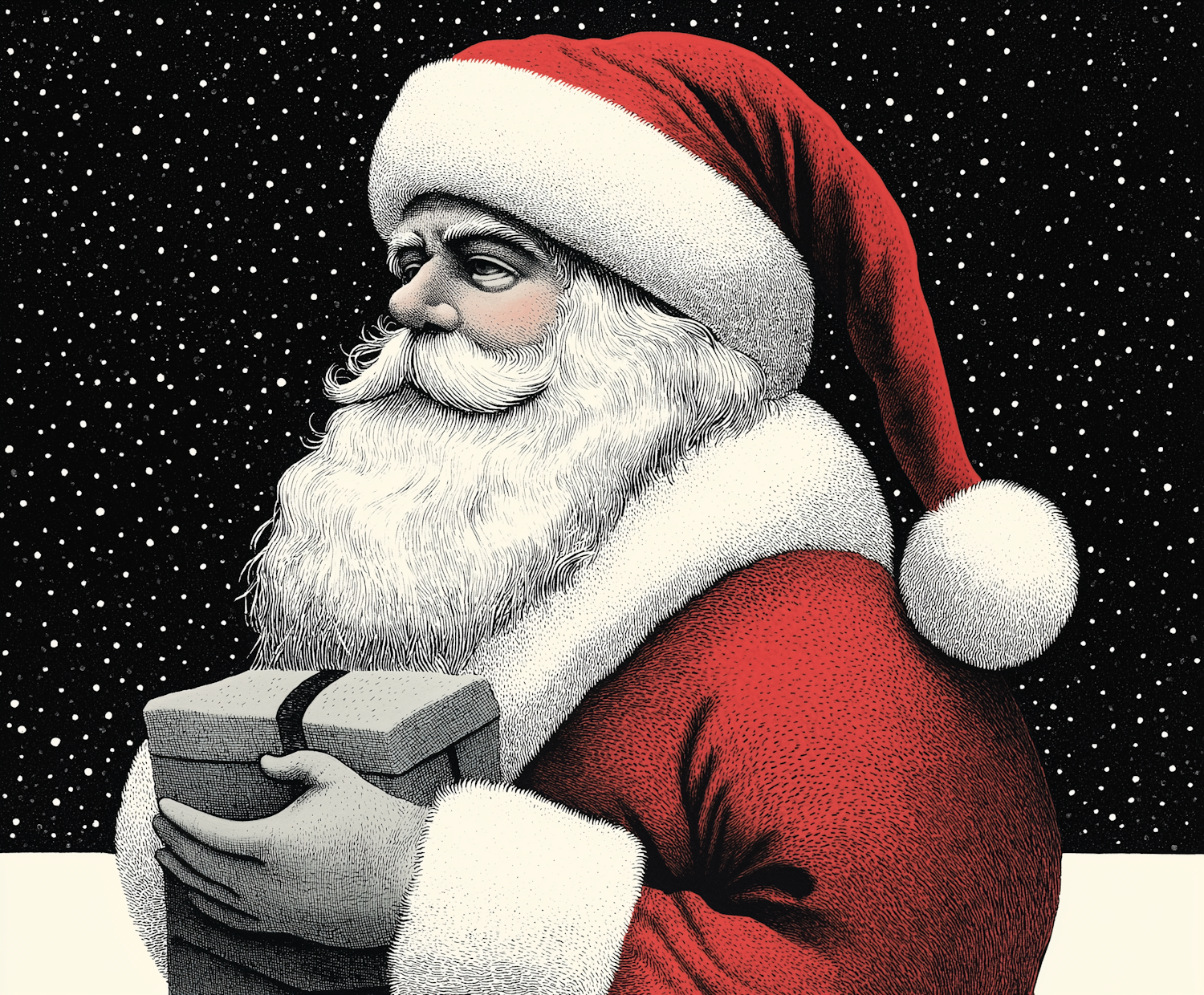 Classic Santa Claus Illustration