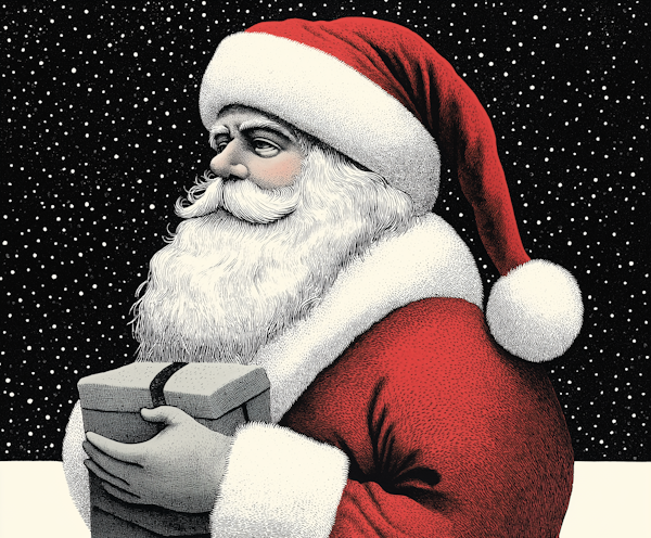 Classic Santa Claus Illustration