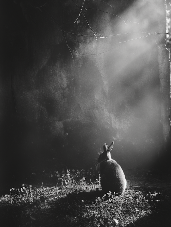 Solitary Rabbit in Mystic Light