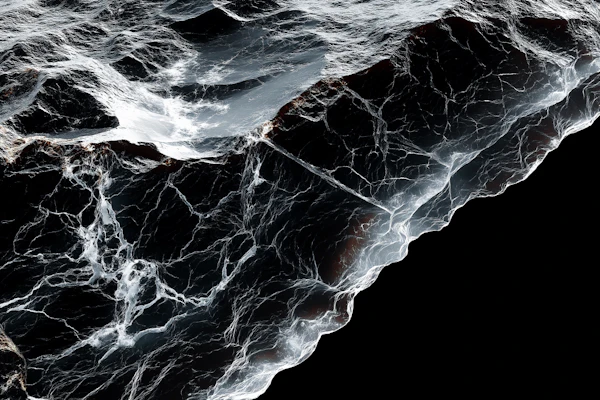 Abstract Cracked Surface