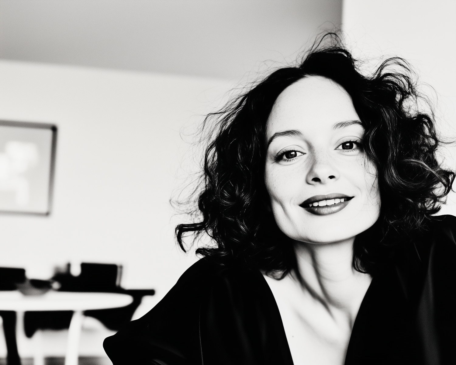 Black-and-White Portrait