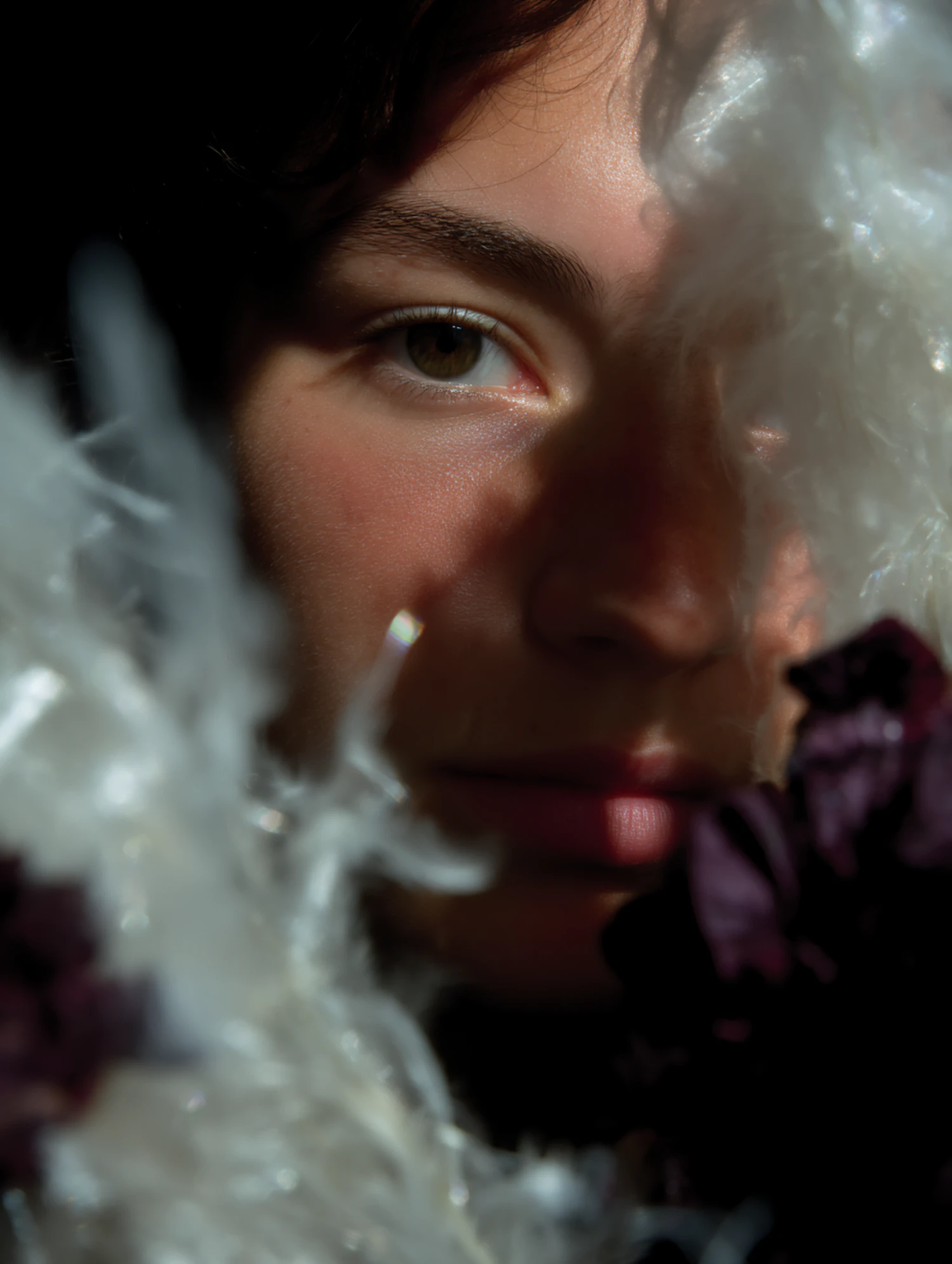 Moody Portrait Close-Up