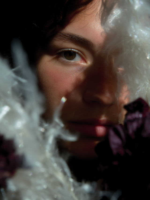 Moody Portrait Close-Up