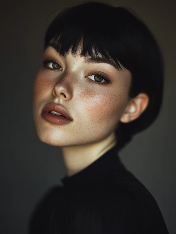 Freckled Portrait