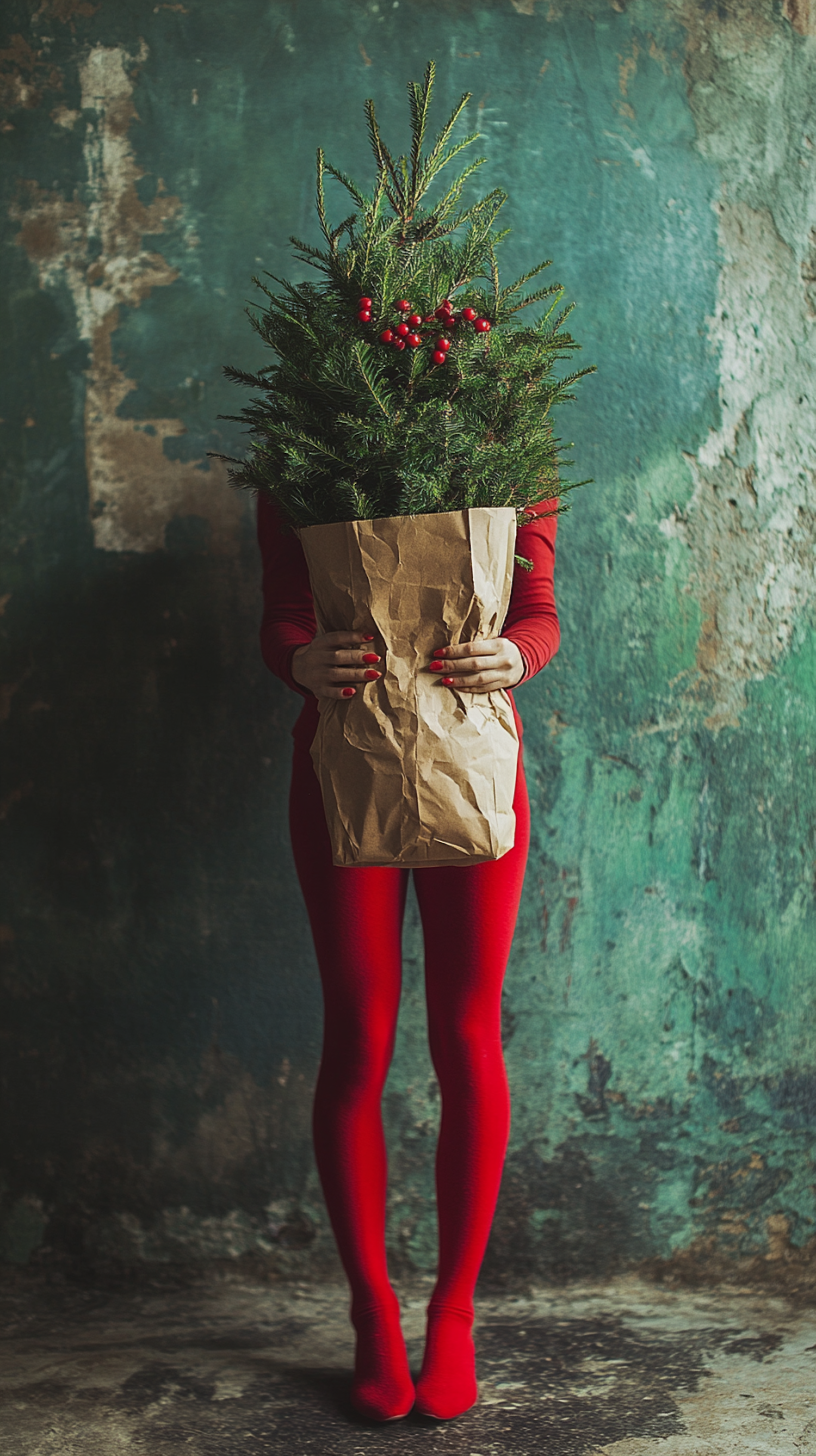 Festive Red and Green