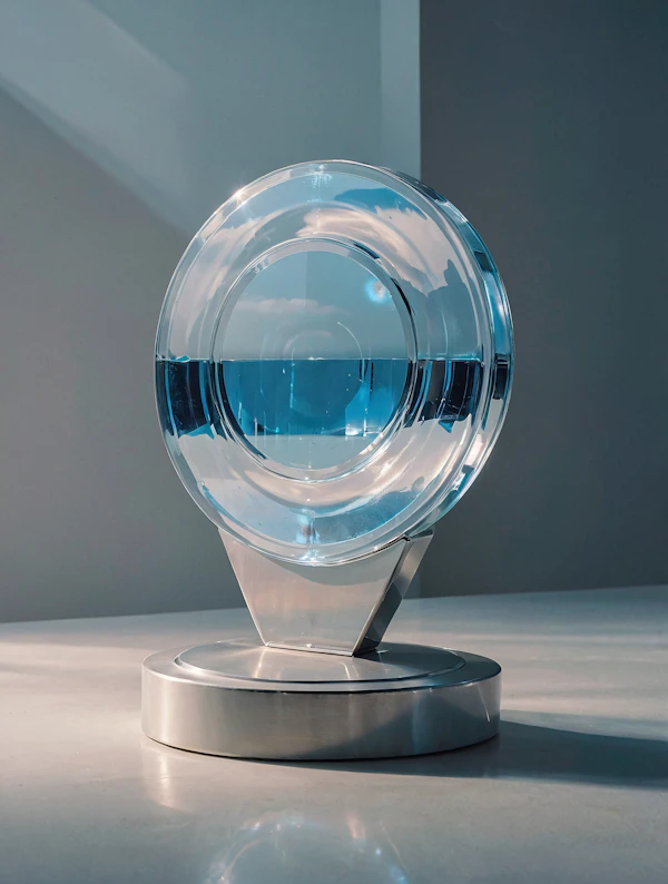 Modern Glass Sculpture