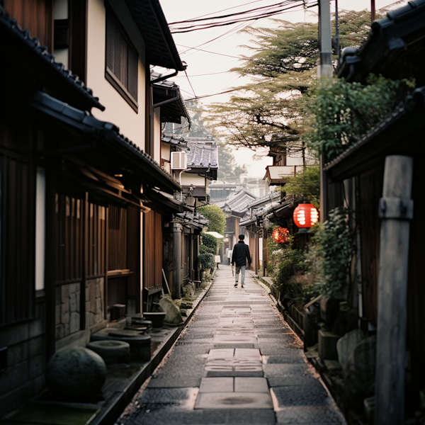 Serenity in the Historic Japanese Alley