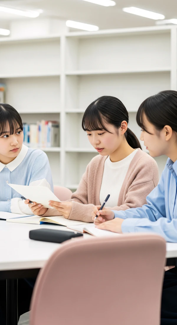 Study Session in Library
